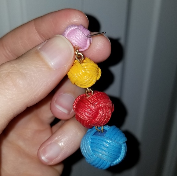 NWT, J. Crew, Love Knot Drop Earrings - Picture 5 of 5